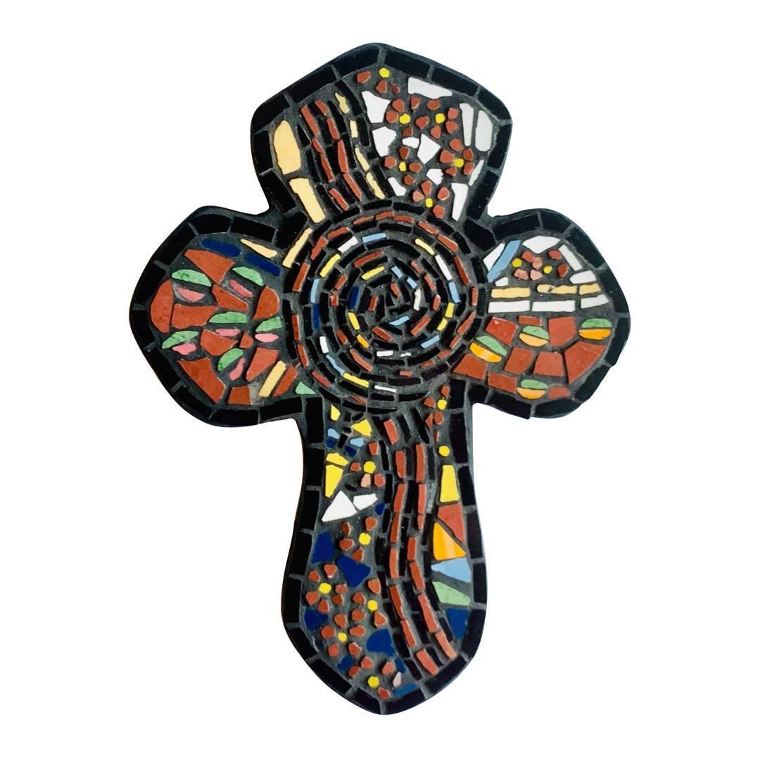 Soft-Edged Medium Mosaic Cross – Batik