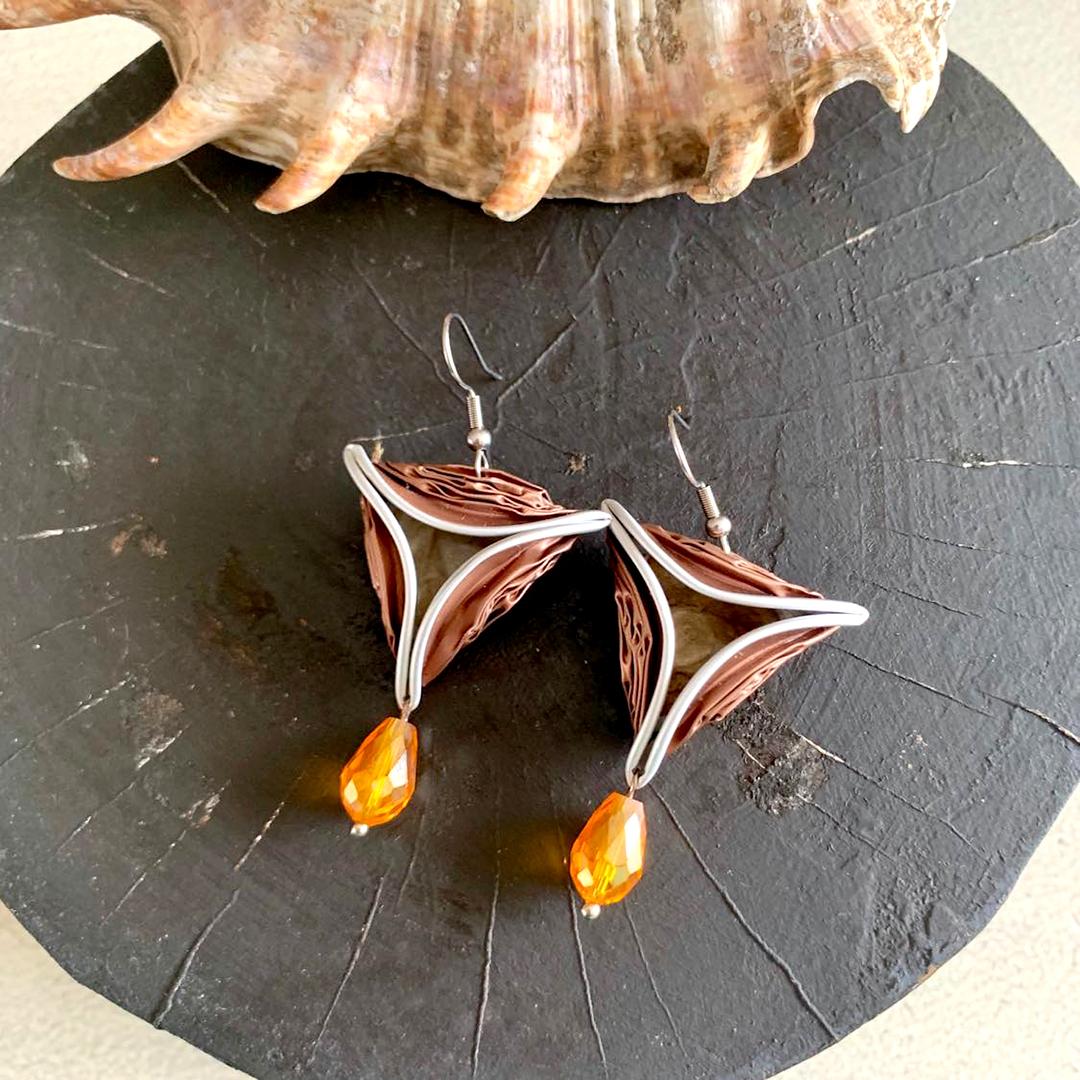 Upcycled Earrings – 87E