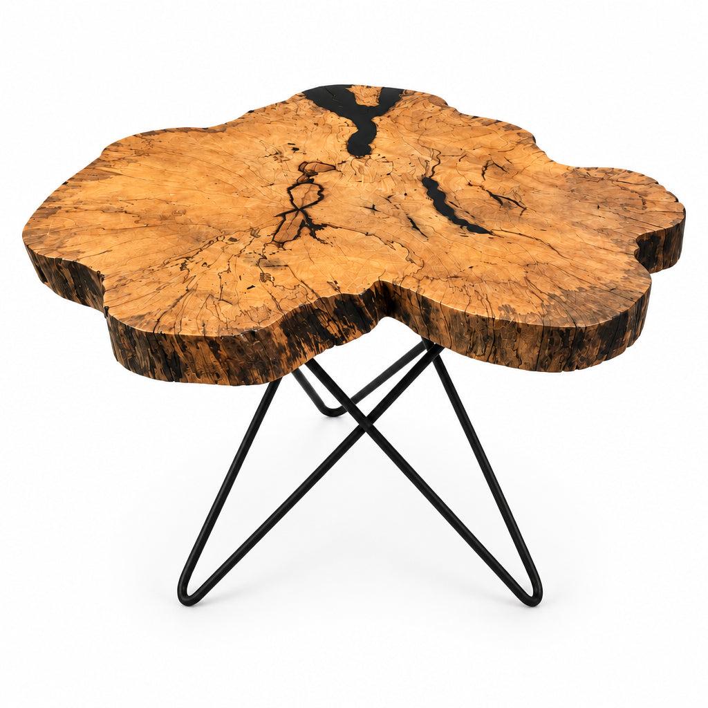 Log Side Table