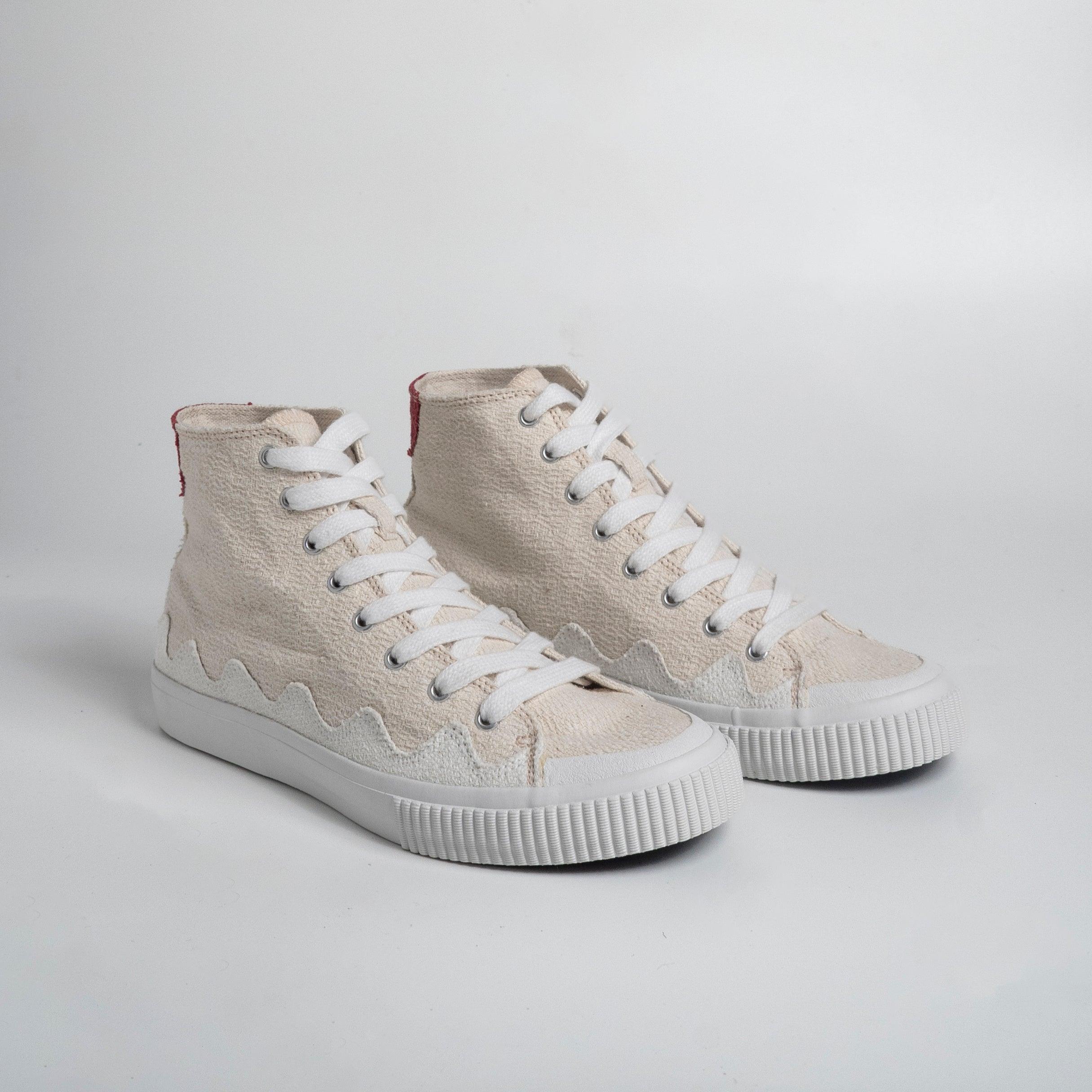 HIGH CUT Sneakers Natural Ripples