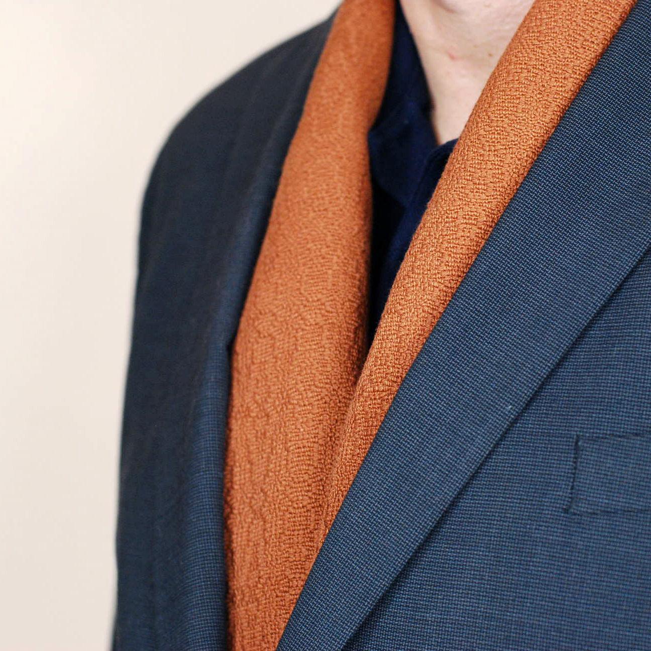 Manolo Men's Cotton Scarf - 12 x 66 inches