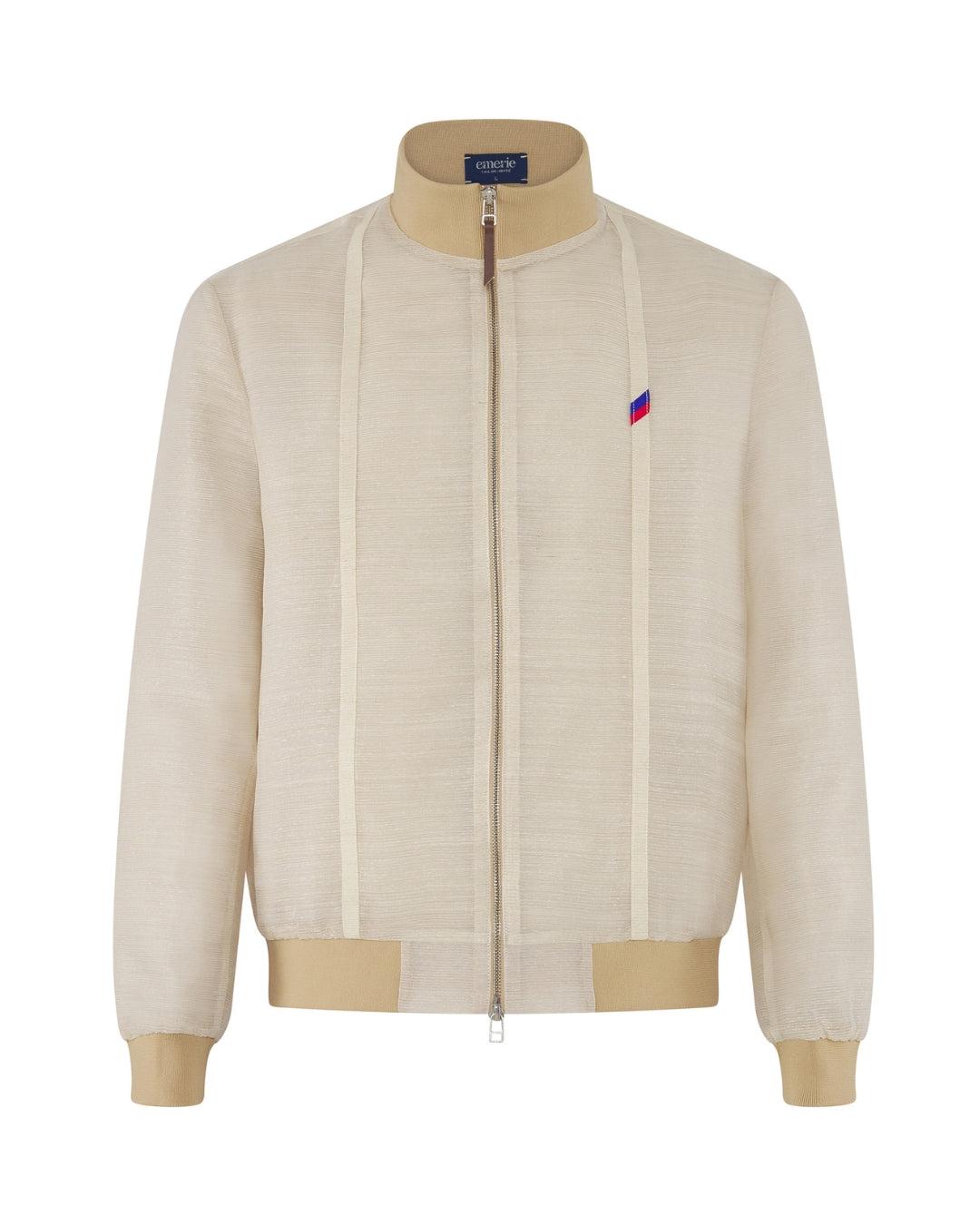 Olympio Barong Jacket in Piña Shifu, natural