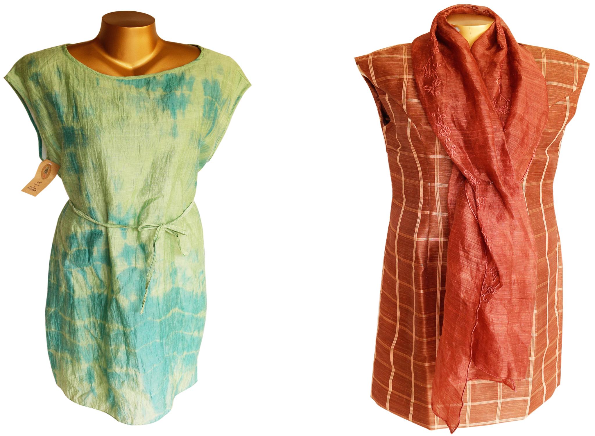Green Handwoven Silk Cotton Dress