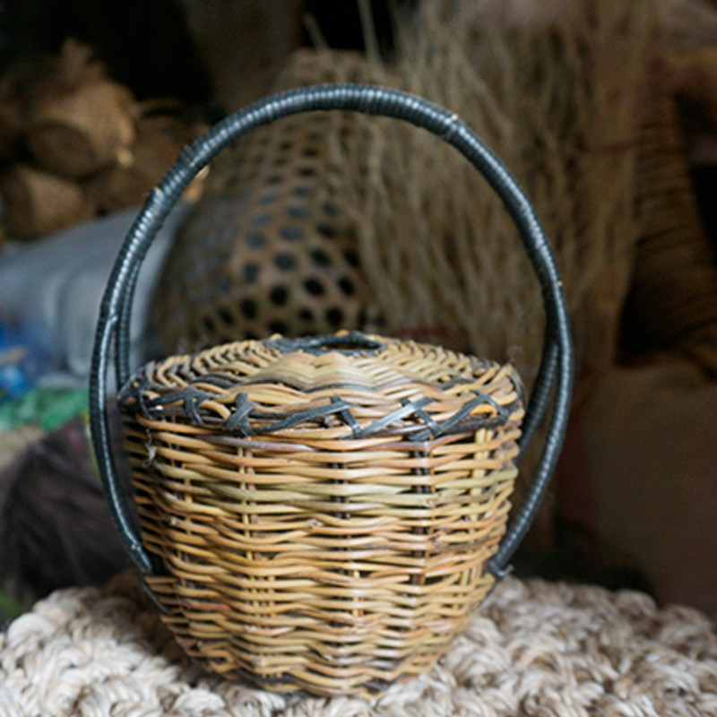 Offering Basket Made of Nito