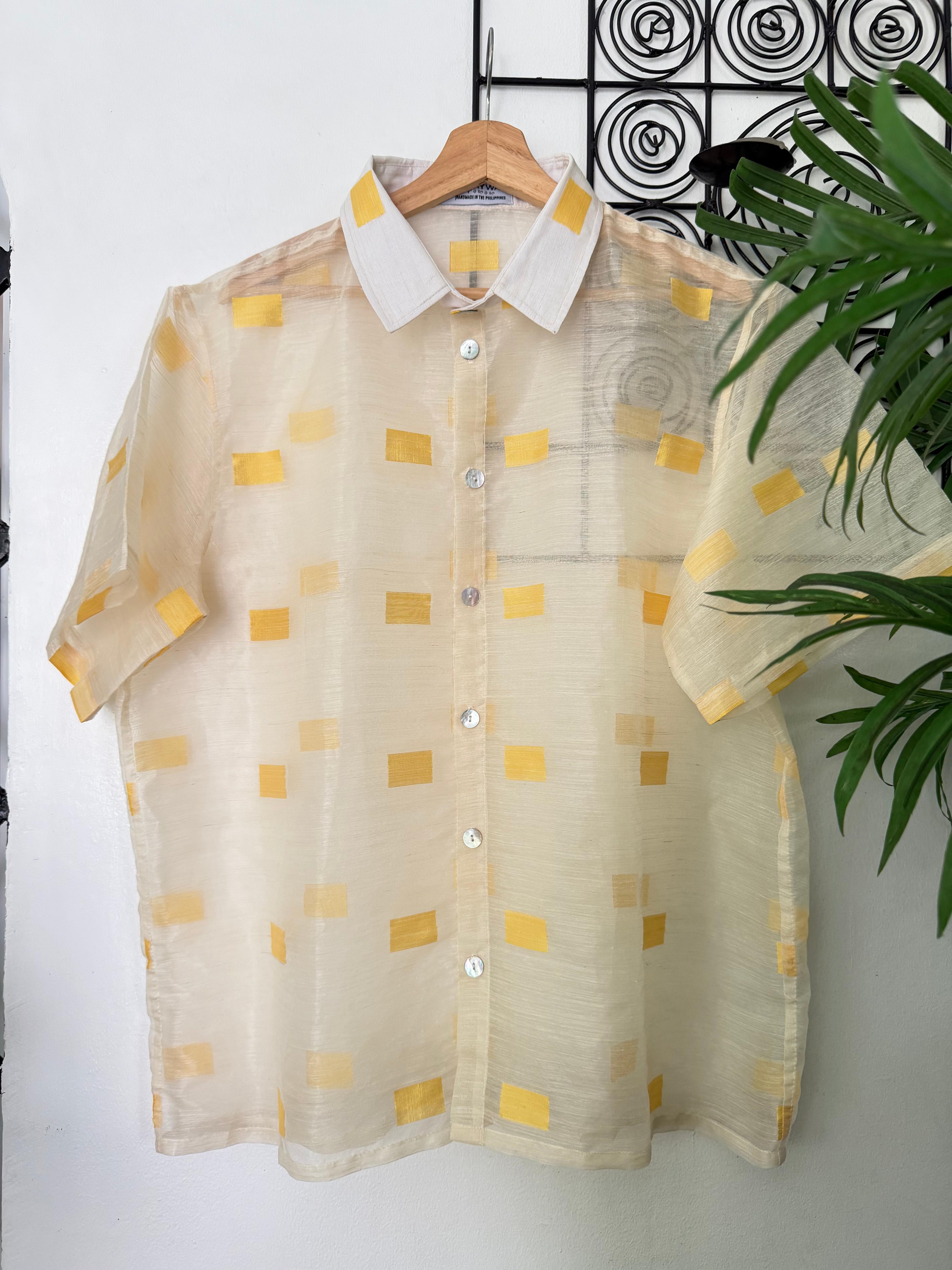 Gold creme pinya polo