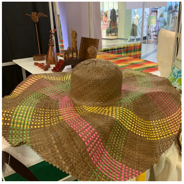 Native Beach Buri Hat for Women from Boracay Aklan
