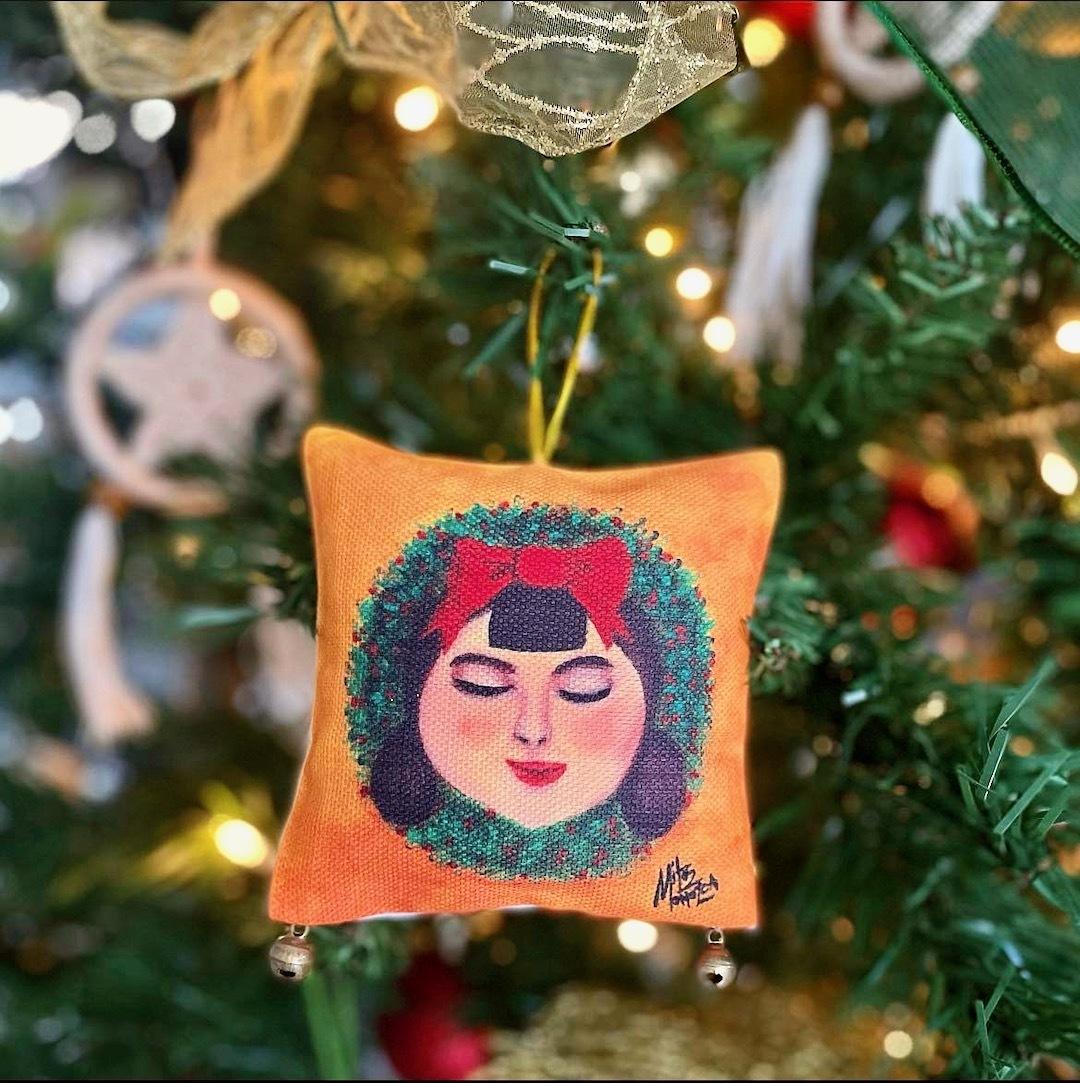 Art with Heart Ornament by Mitos Moñozca- “Wreath of Joy”