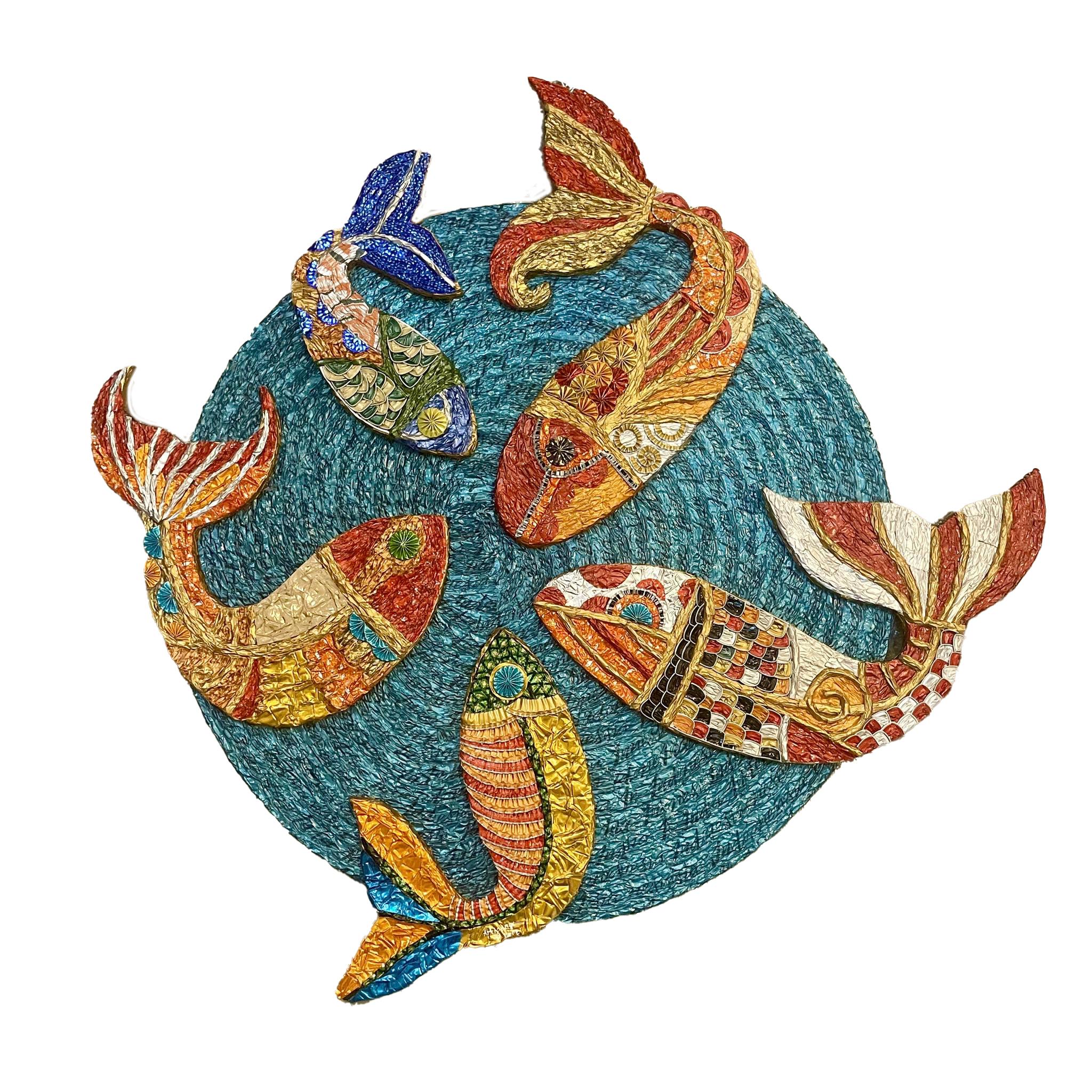 “Koi in Pond”