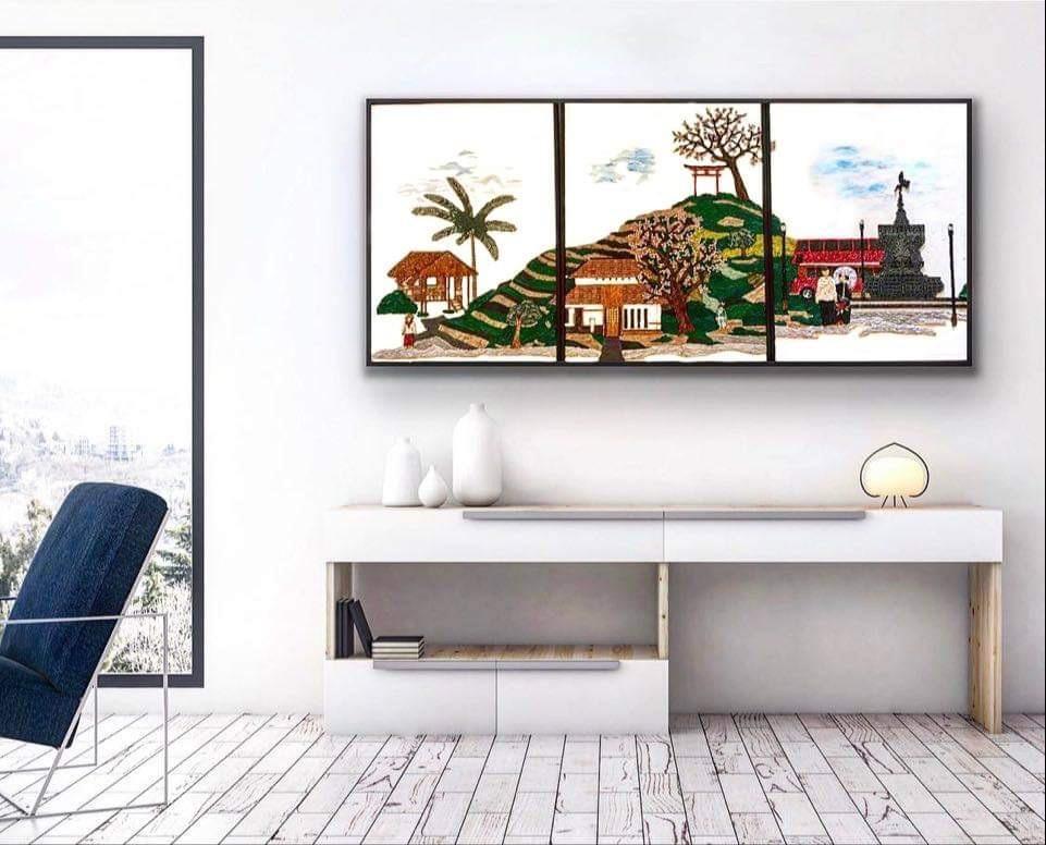 “Love Across Cultures” (Triptych)