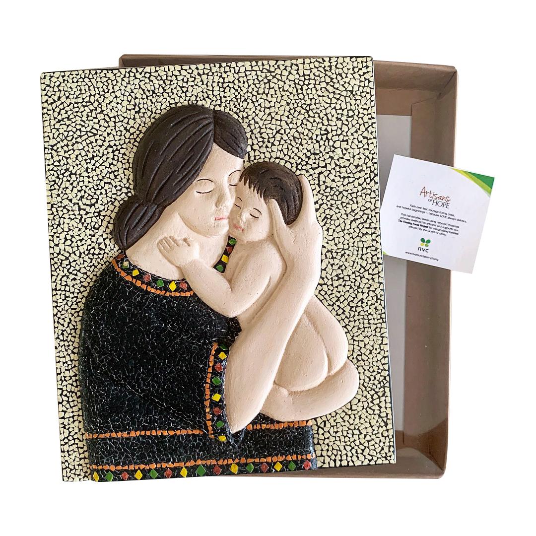Mother and Child Mosaic – Eggshell (B)