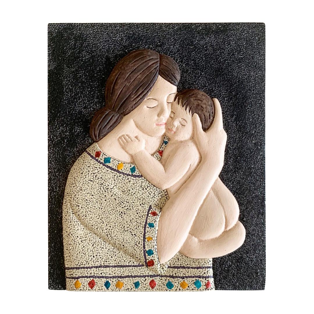 Mother and Child Mosaic – Eggshell (C)