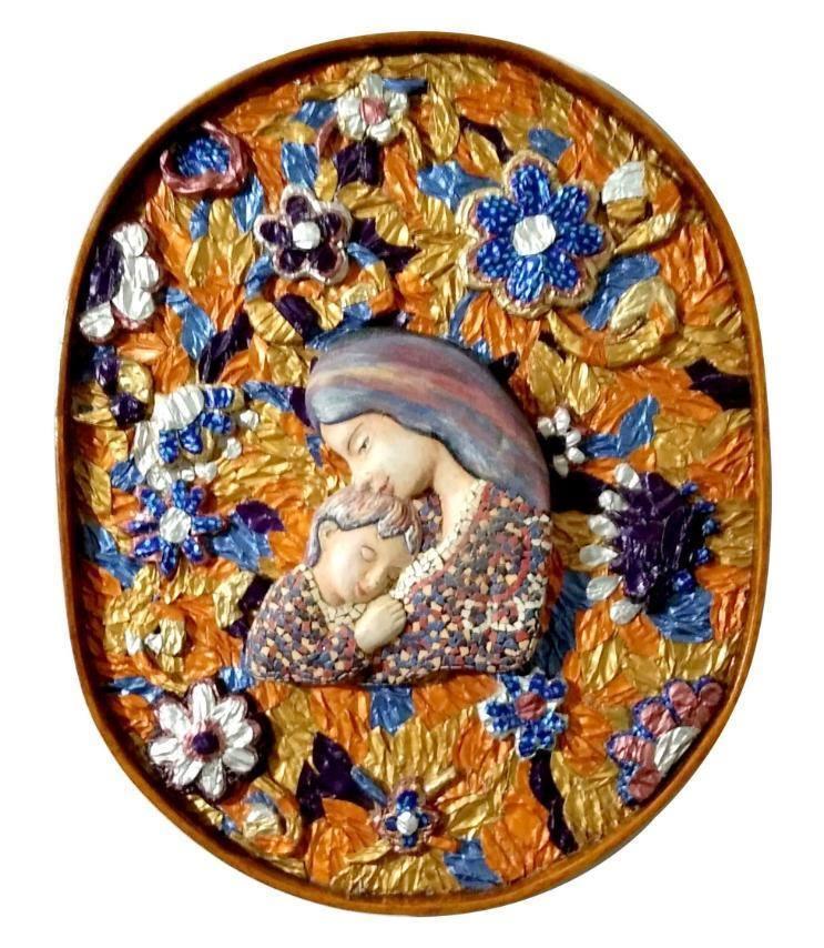 Mother and Child Mosaic – Oblong (D)