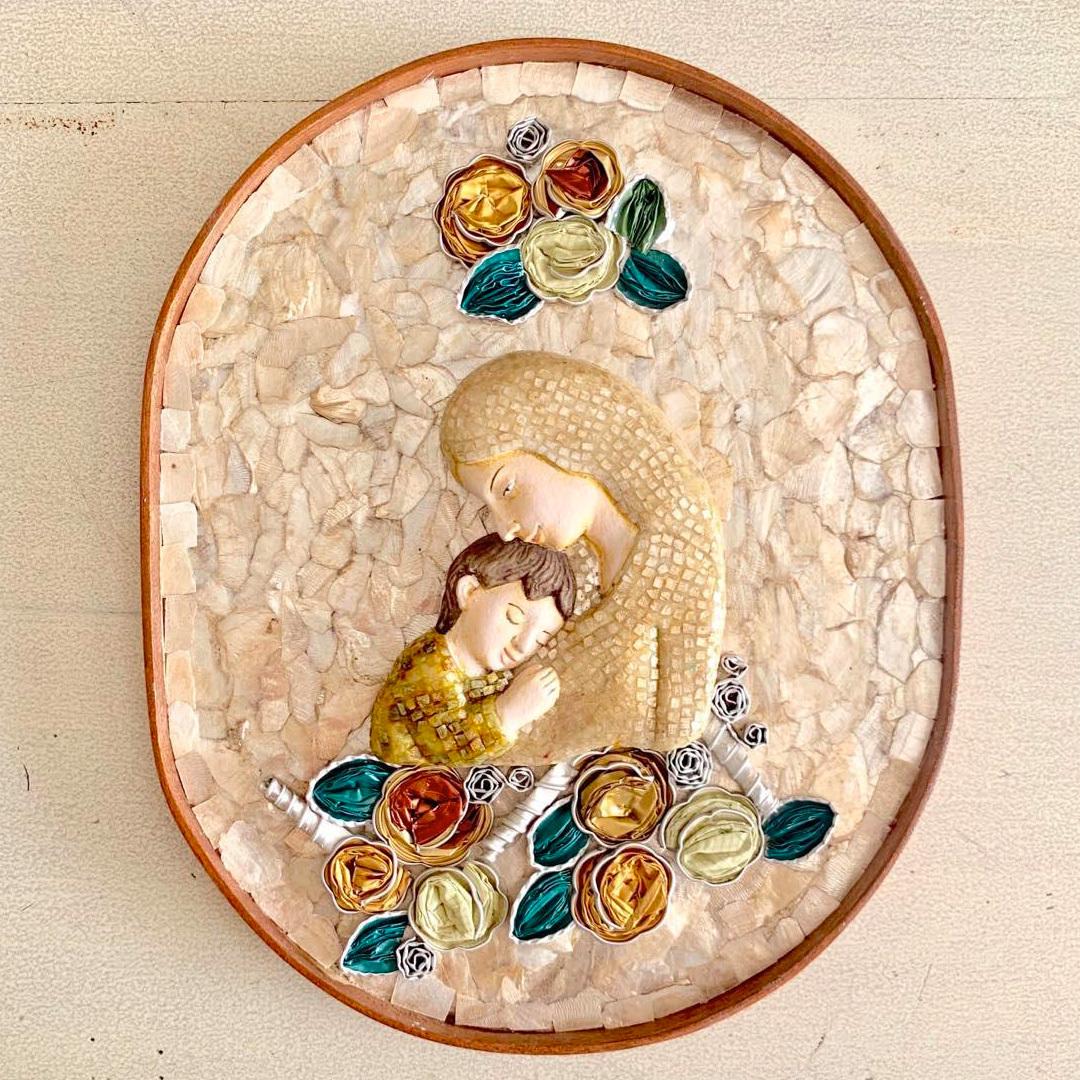 Mother and Child Mosaic – Oblong (E)
