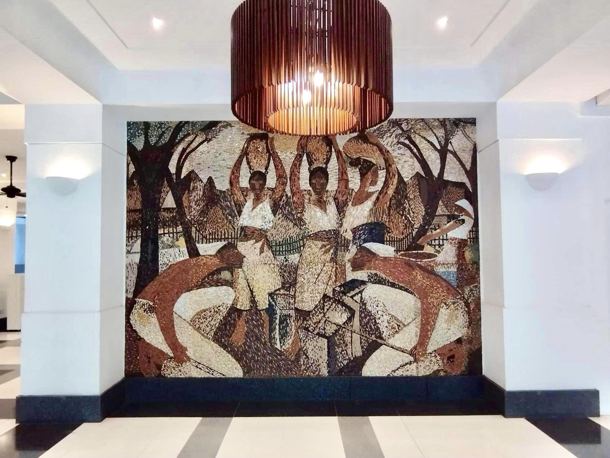 Replica in Mosaic of an Anita Magsaysay Ho Painting commissioned by artist’s daughter