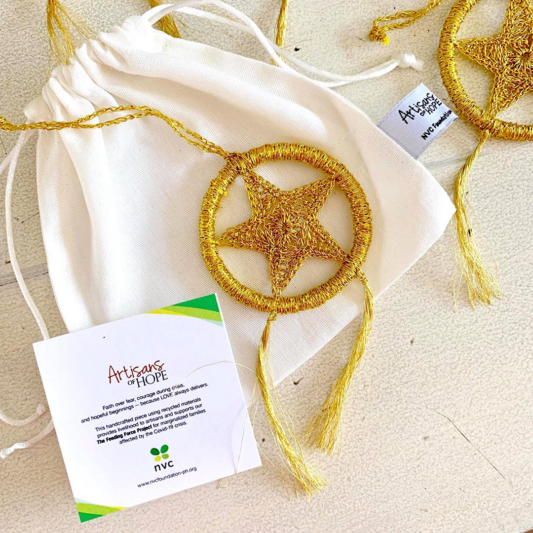 Star of Hope – Crocheted (Gold)