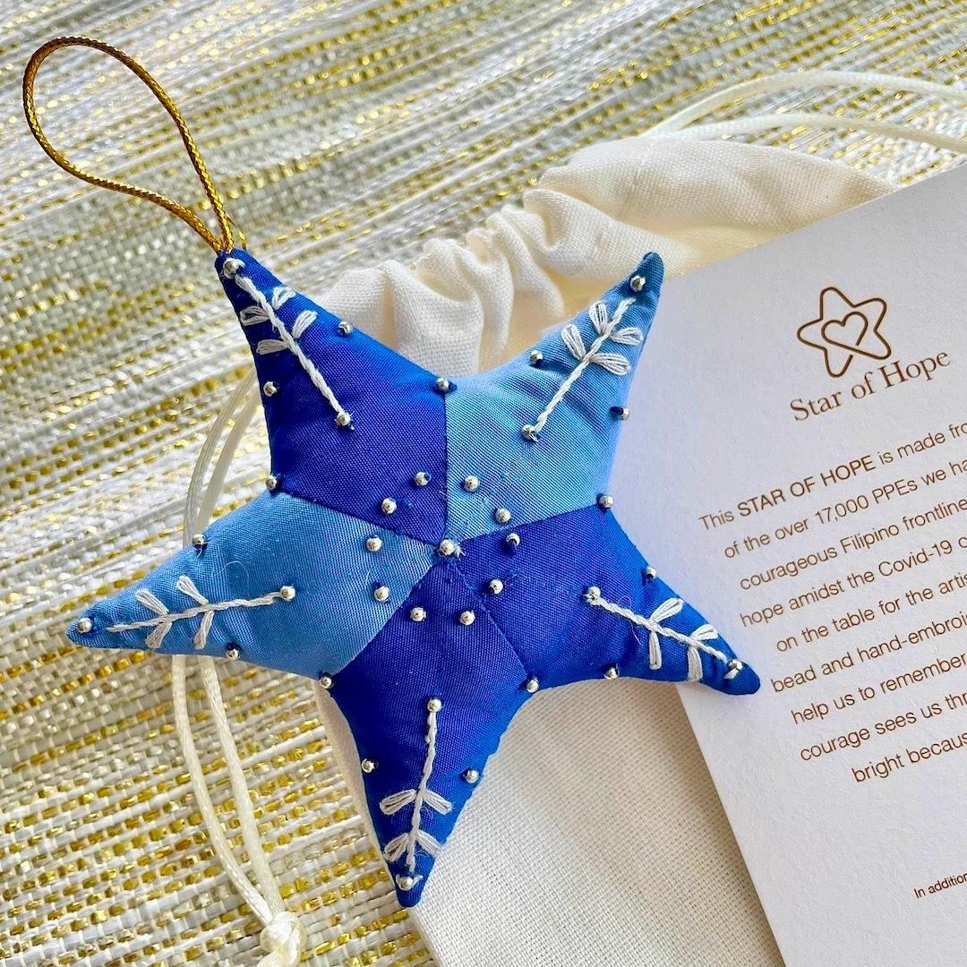 Star of Hope Ornament – J