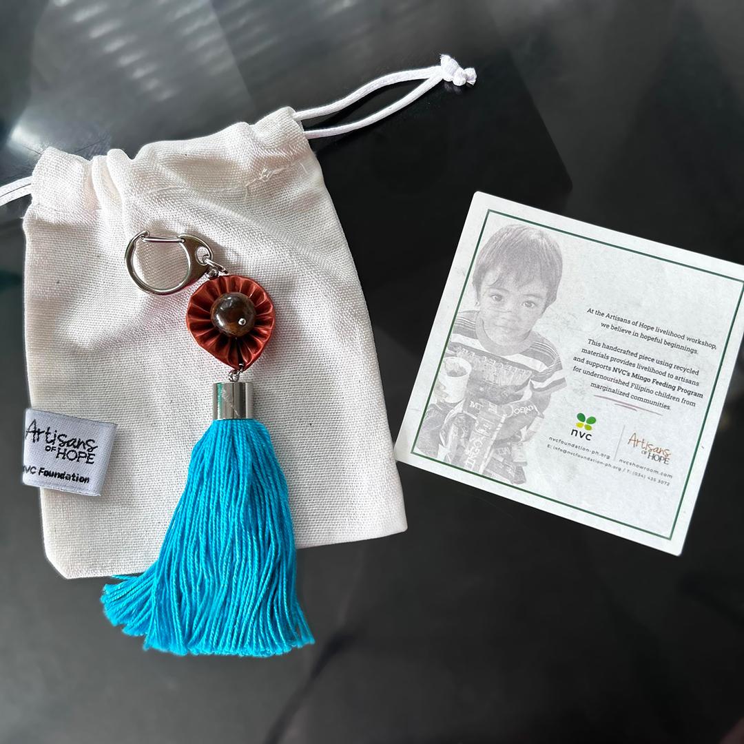 Upcycled Bag Charm – X