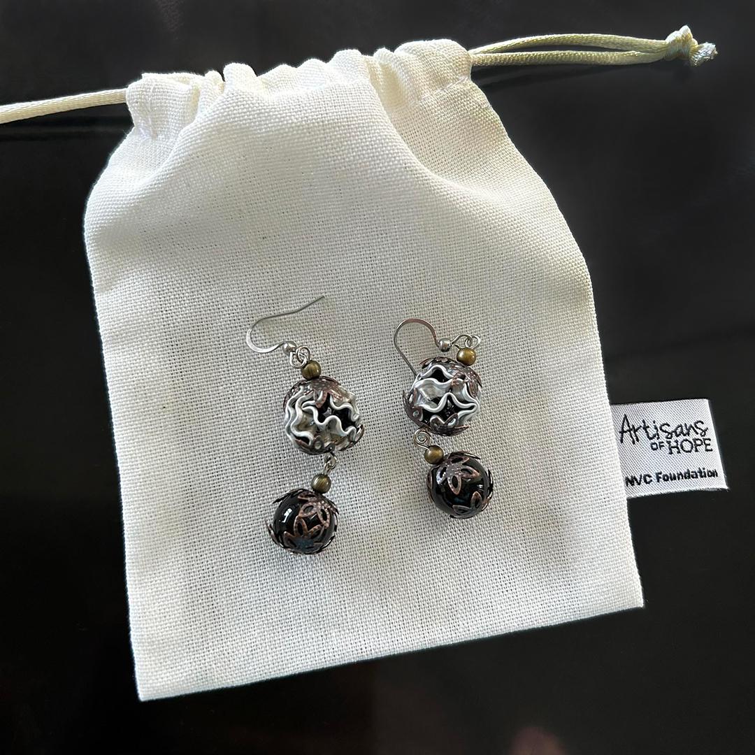 Upcycled Earrings – 100A
