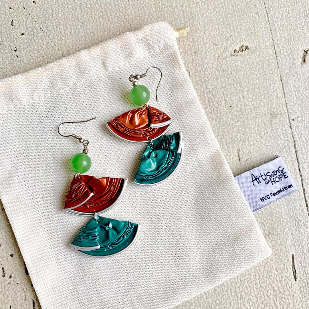 Upcycled Earrings – 47D
