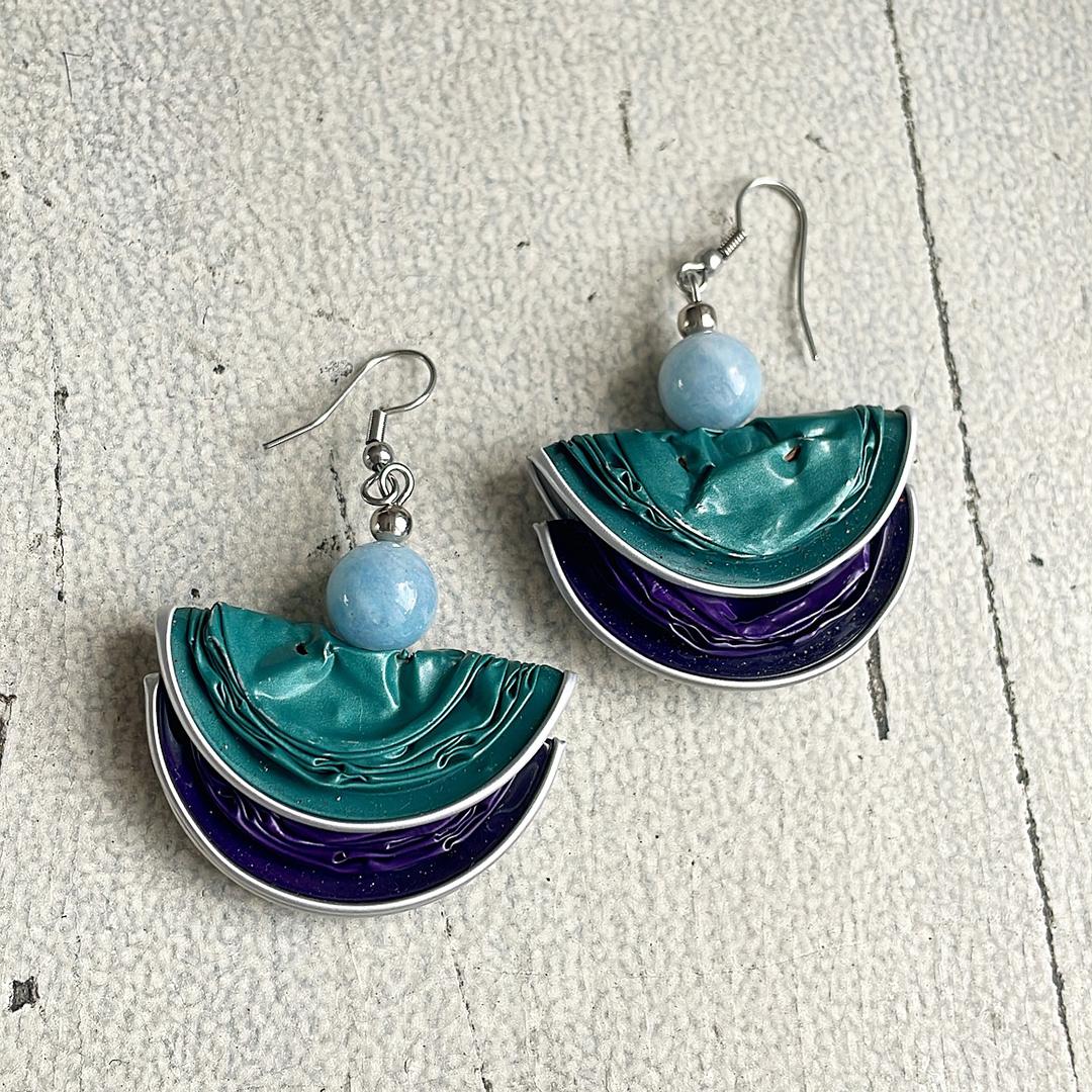 Upcycled Earrings -57E