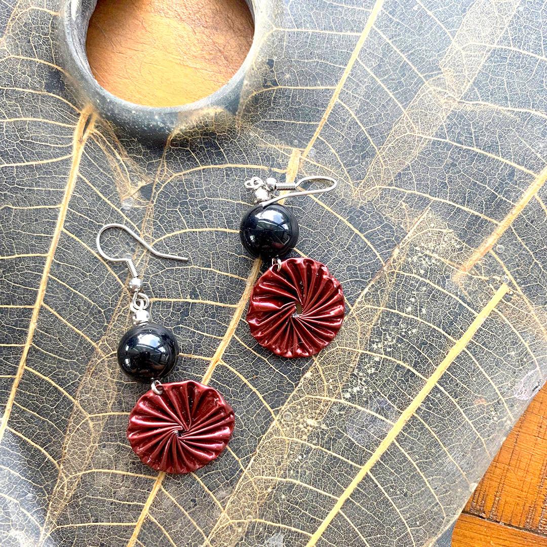Upcycled Earrings – 65A
