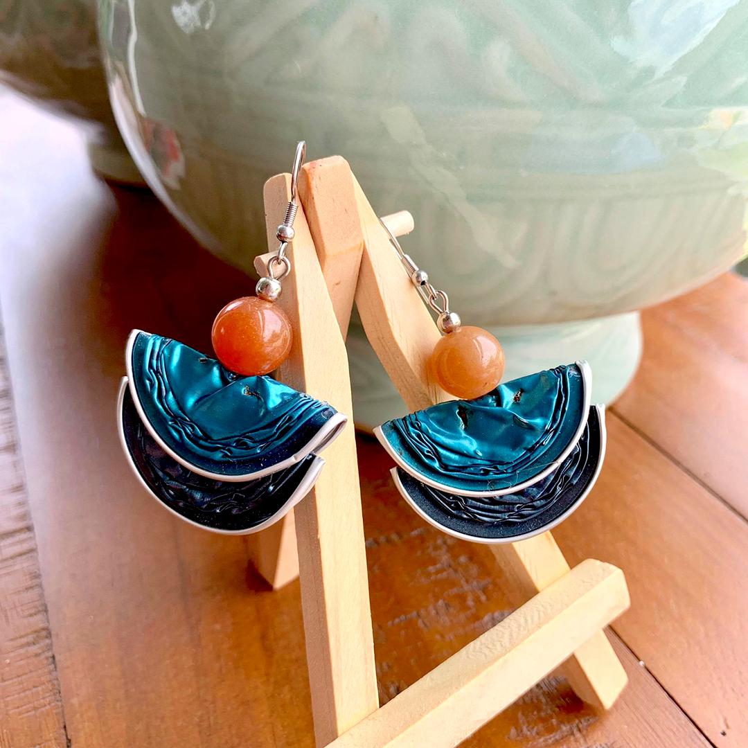 Upcycled Earrings – 86A