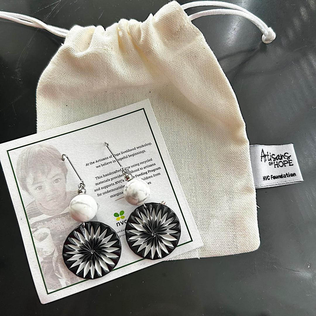 Upcycled Earrings – 98B