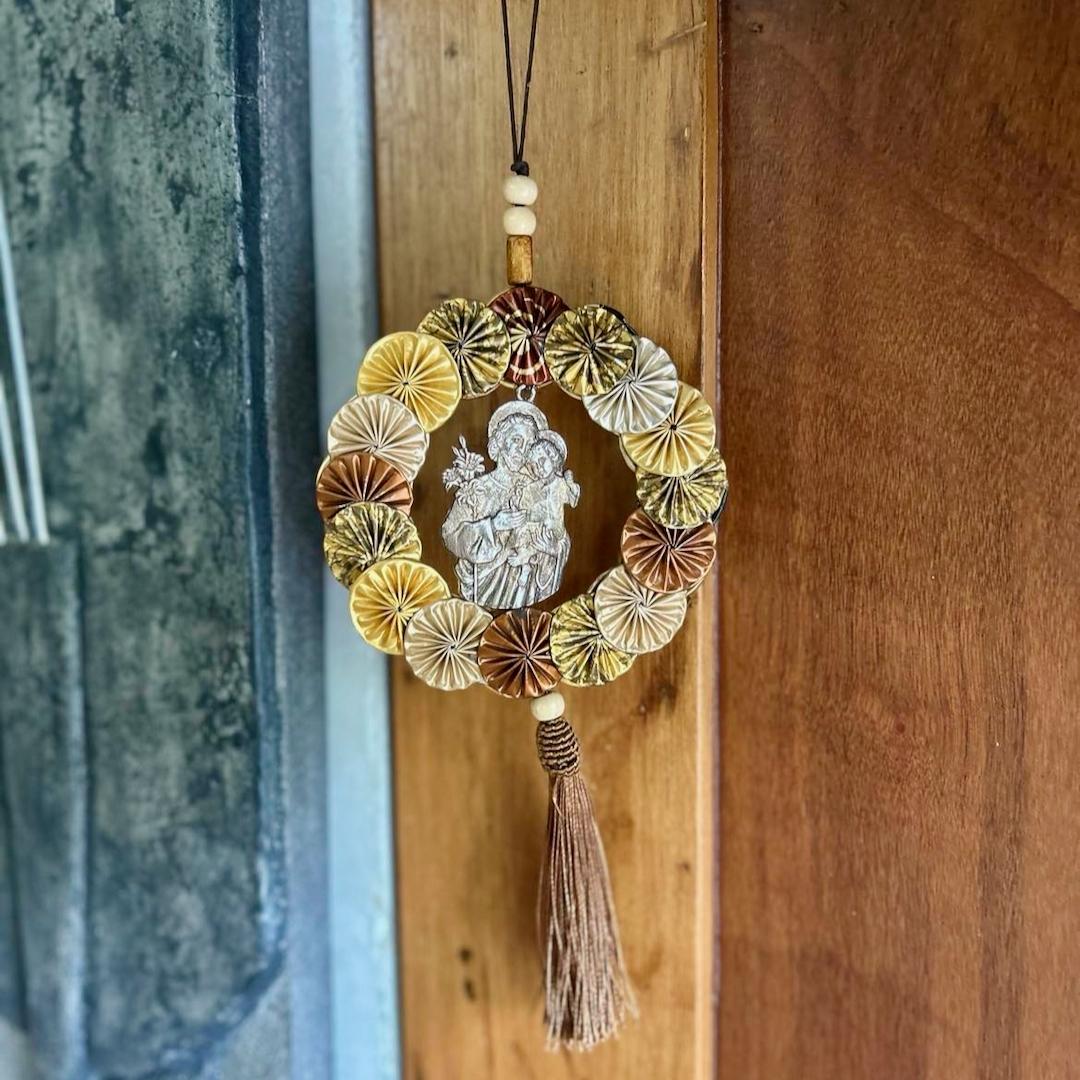 Upcycled St. Joseph Doorknob Hanger