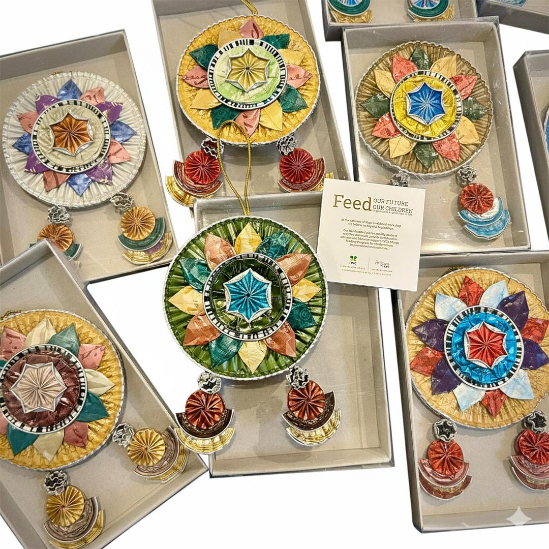 Upcycled XL Parol Ornament in Giftbox – Assorted