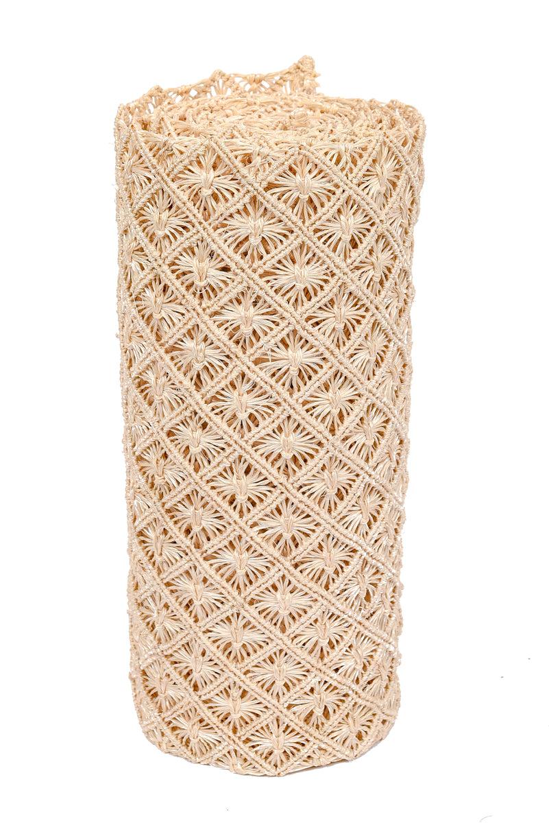 Abaca Macrame Table Runner