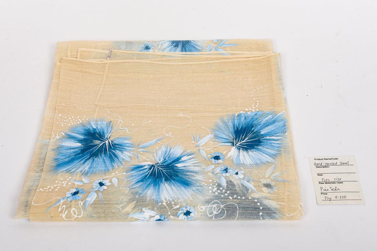 HAND-PAINTED SHAWL by Aklan Piña Cloth Industry