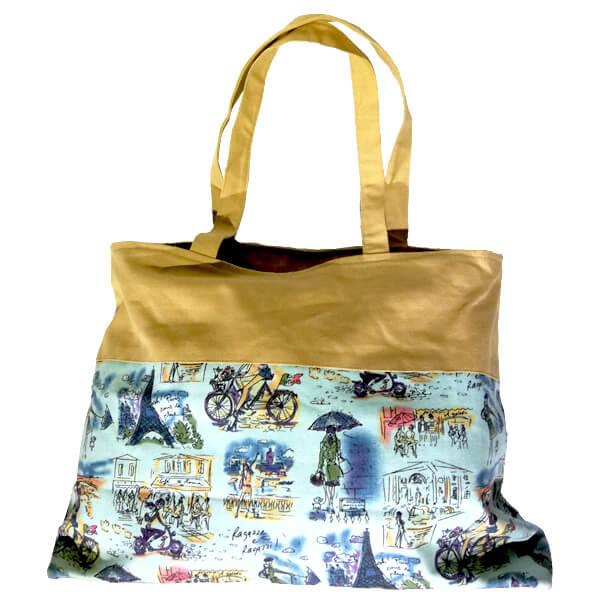 The Red Pineapple Artscraft Canvas Tote Bag Blue