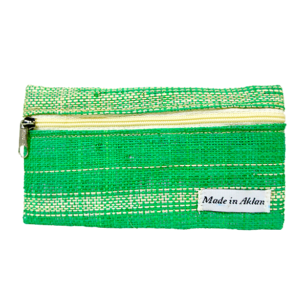 Coin Purse – Gulo Design – Green and Natural Large