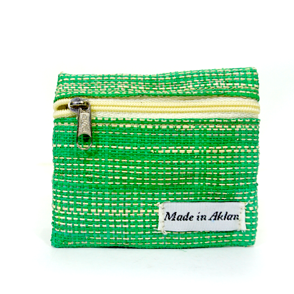Coin Purse – Gulo Design – Green and Natural Small