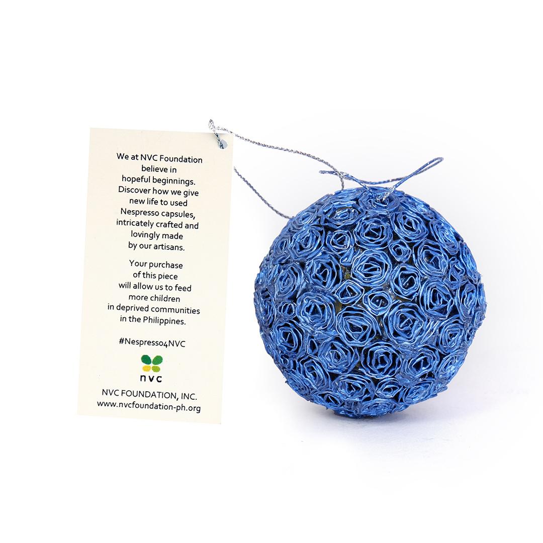 Rosa Rio Ornament – Azure (Small)