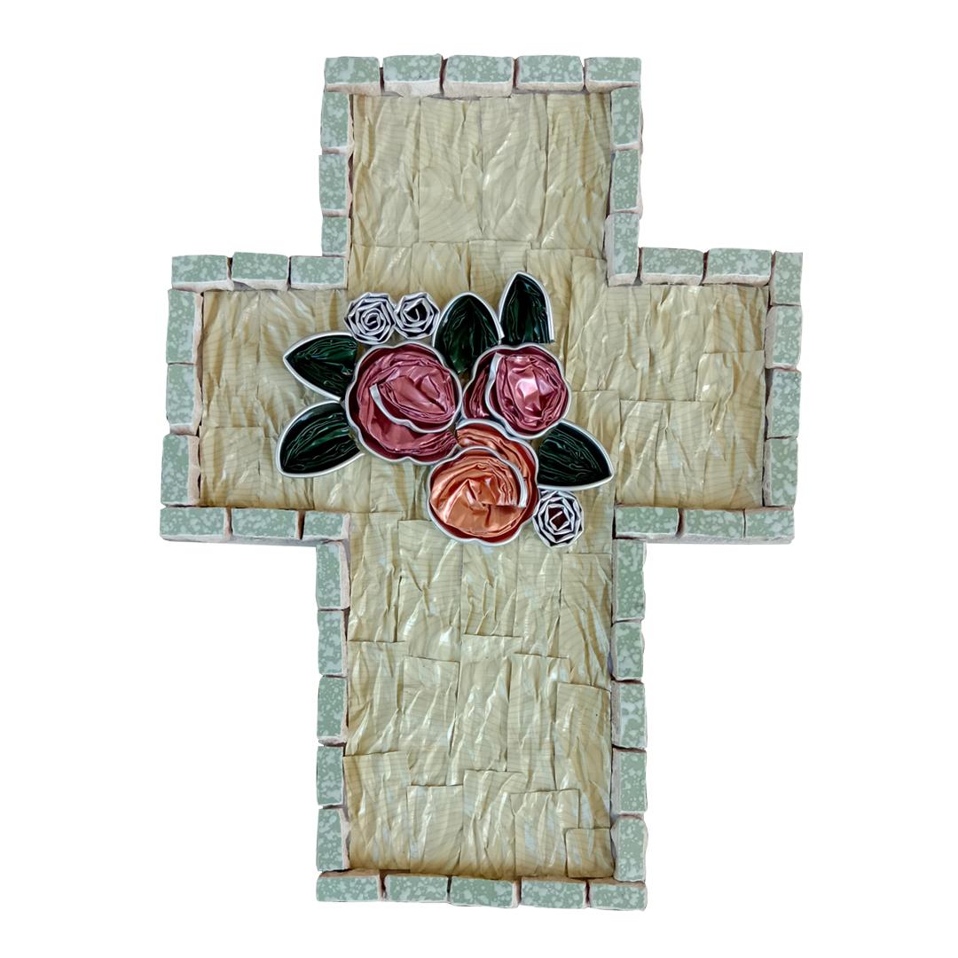 Medium Mosaic Cross – Bouquet Coffee Capsules (A)