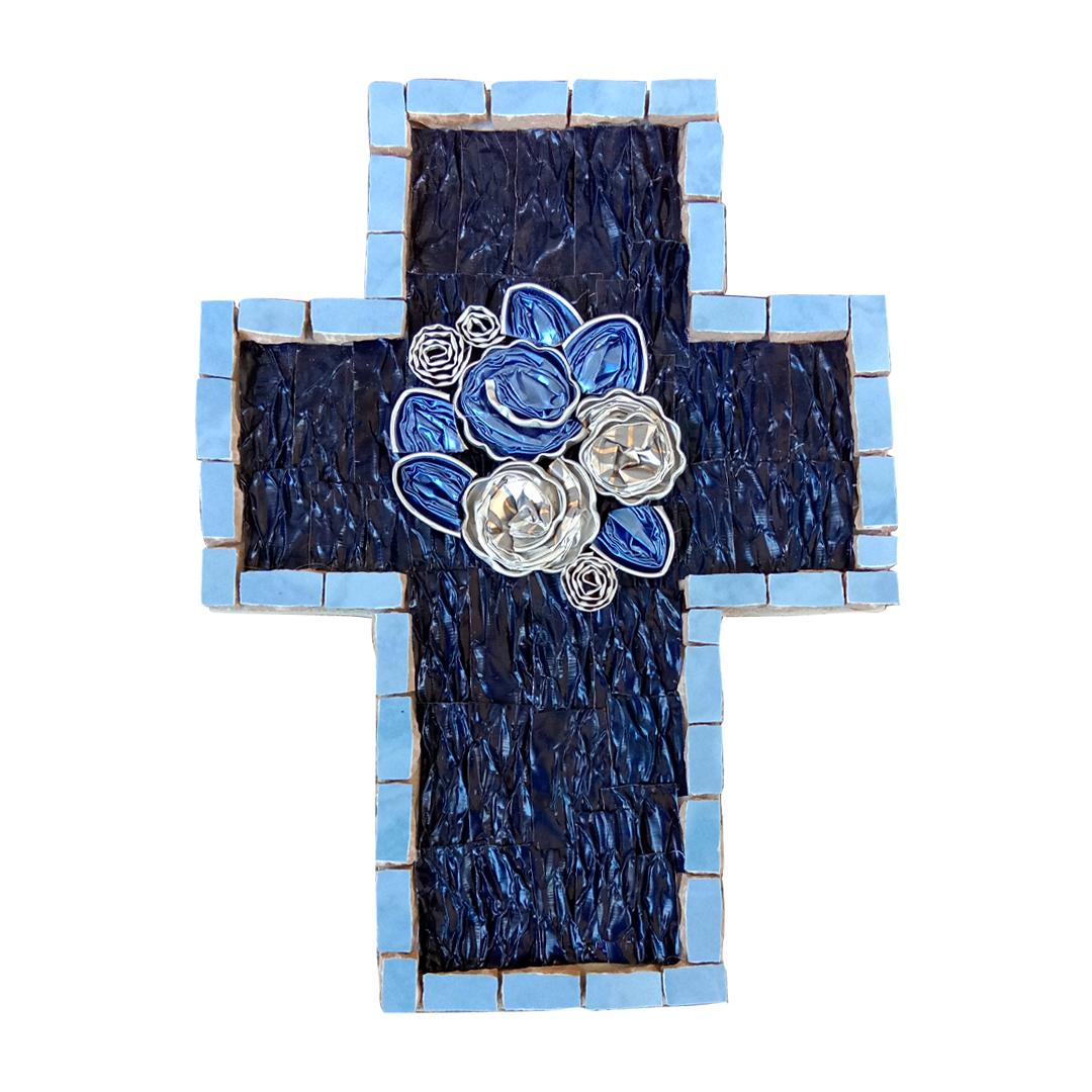 Medium Mosaic Cross – Bouquet Coffee Capsules (B)