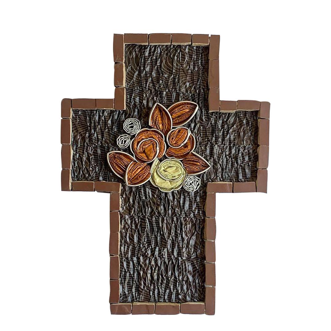Medium Mosaic Cross – Bouquet Coffee Capsules ( C )