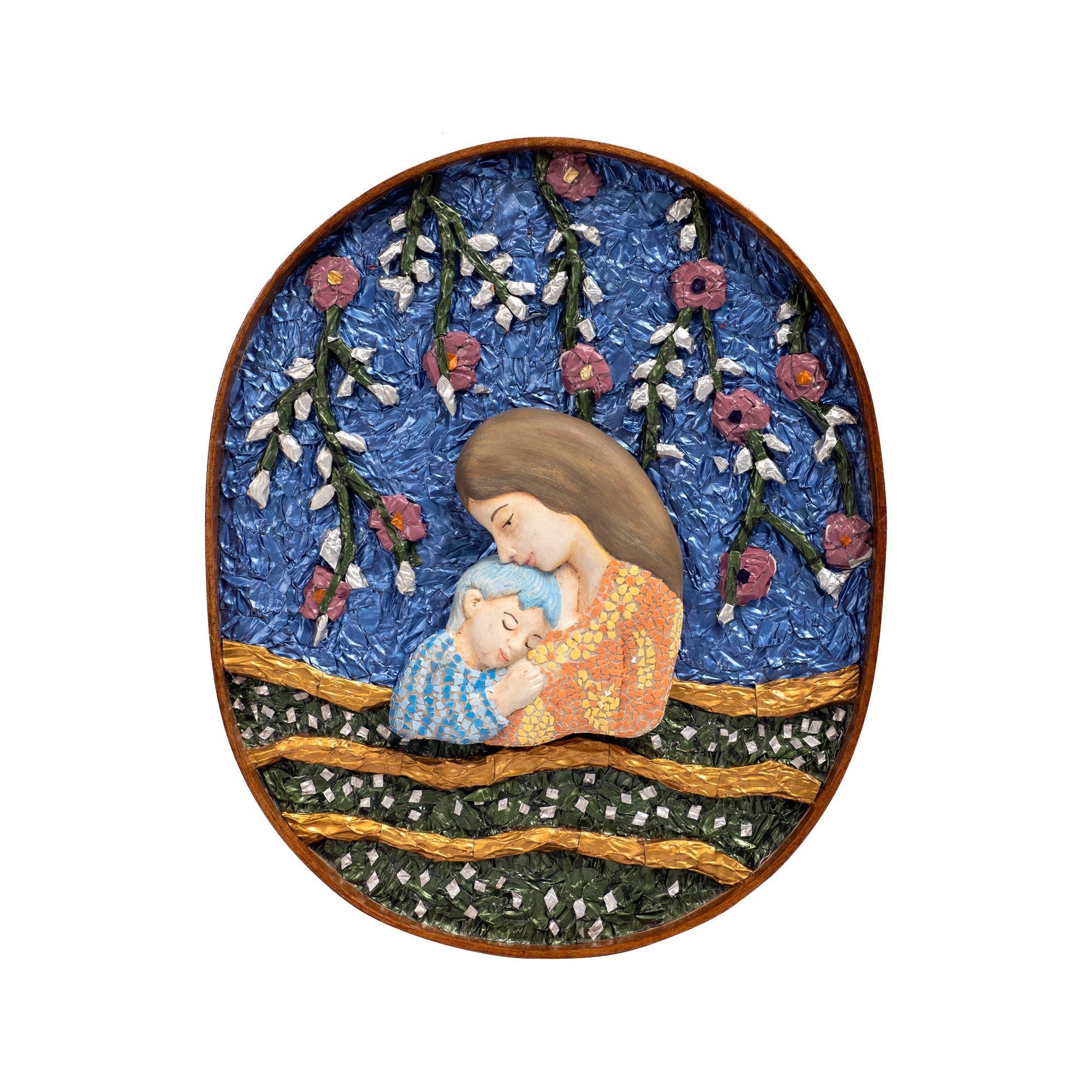 Mother and Child Mosaic – Oblong (A)