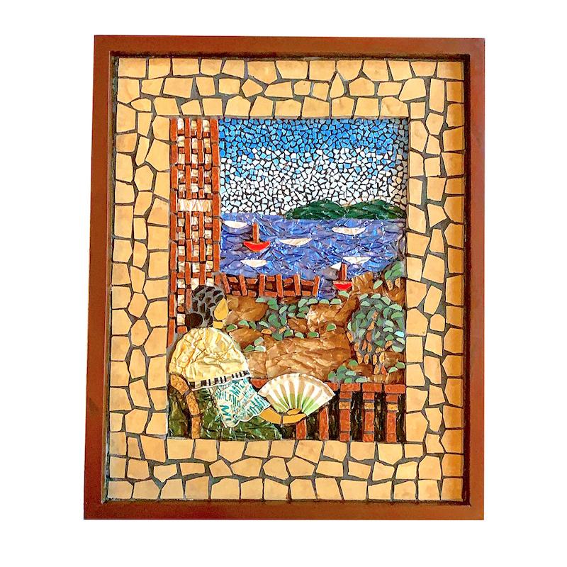 Abanico Collection Mosaic Artwork – H
