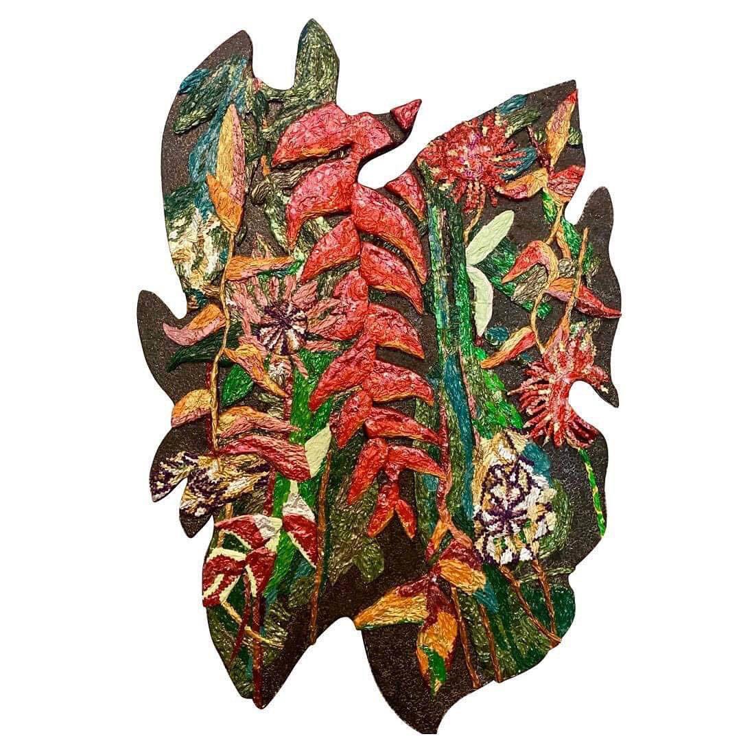 Tropical Mosaic Artwork