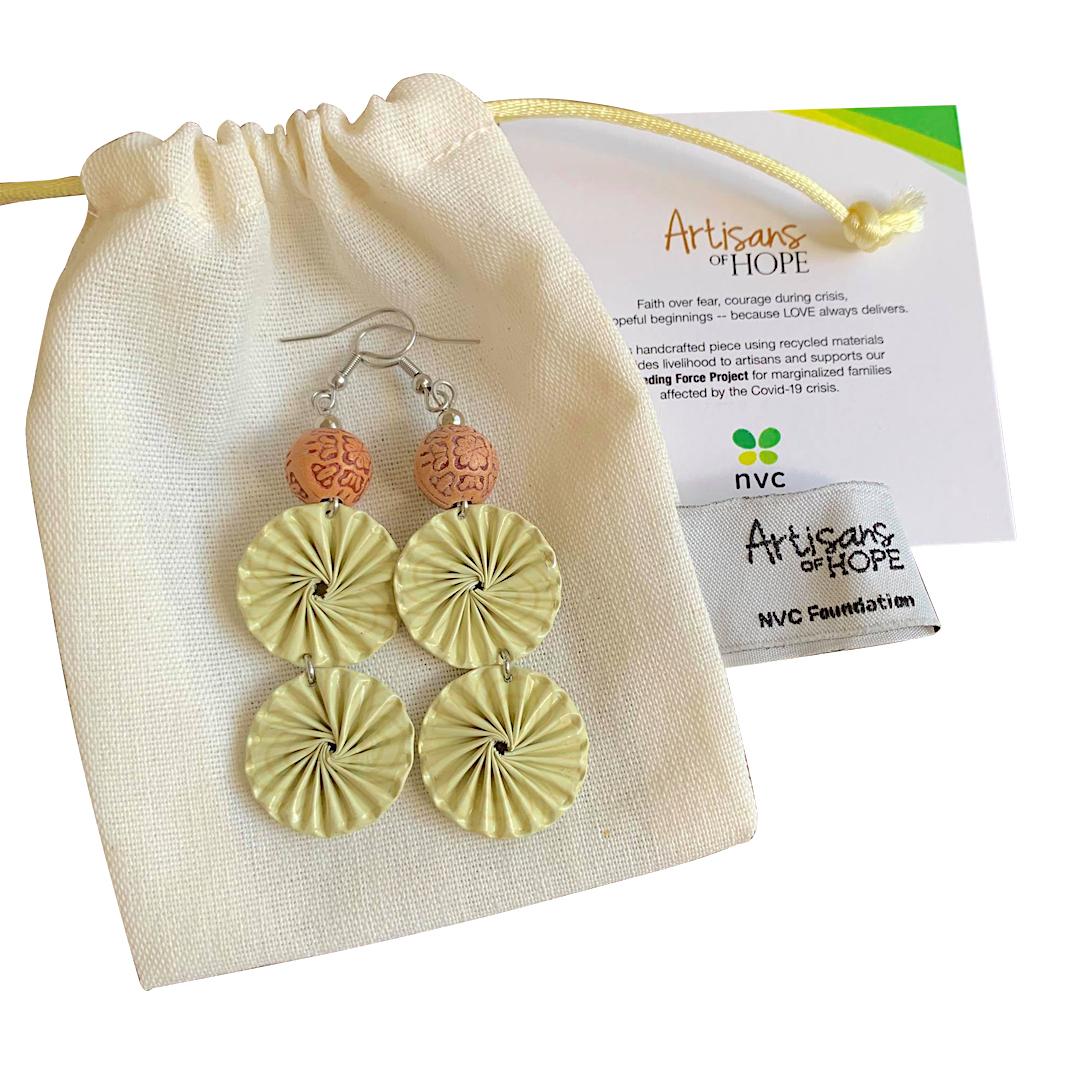 Upcycled Earrings – 26D