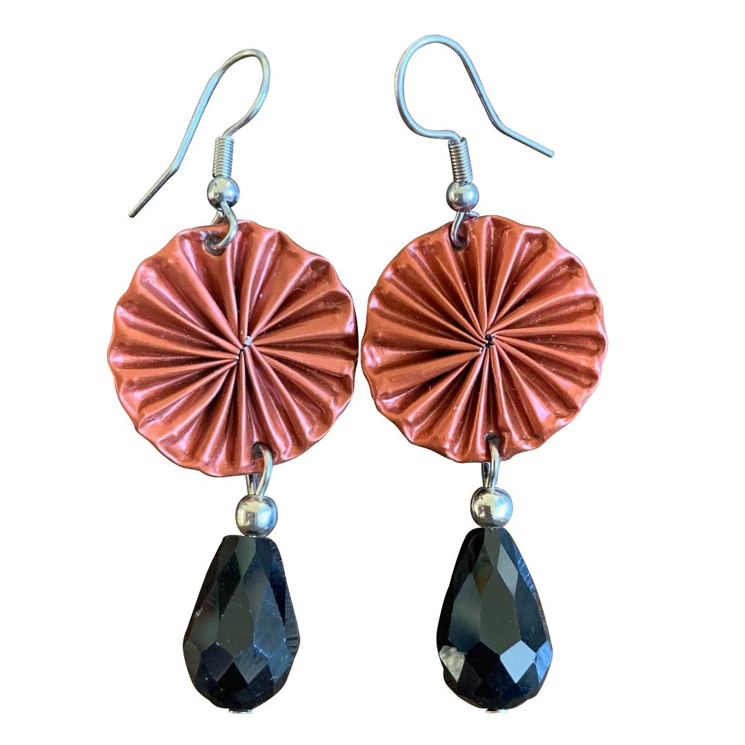 Upcycled Earrings – 45F