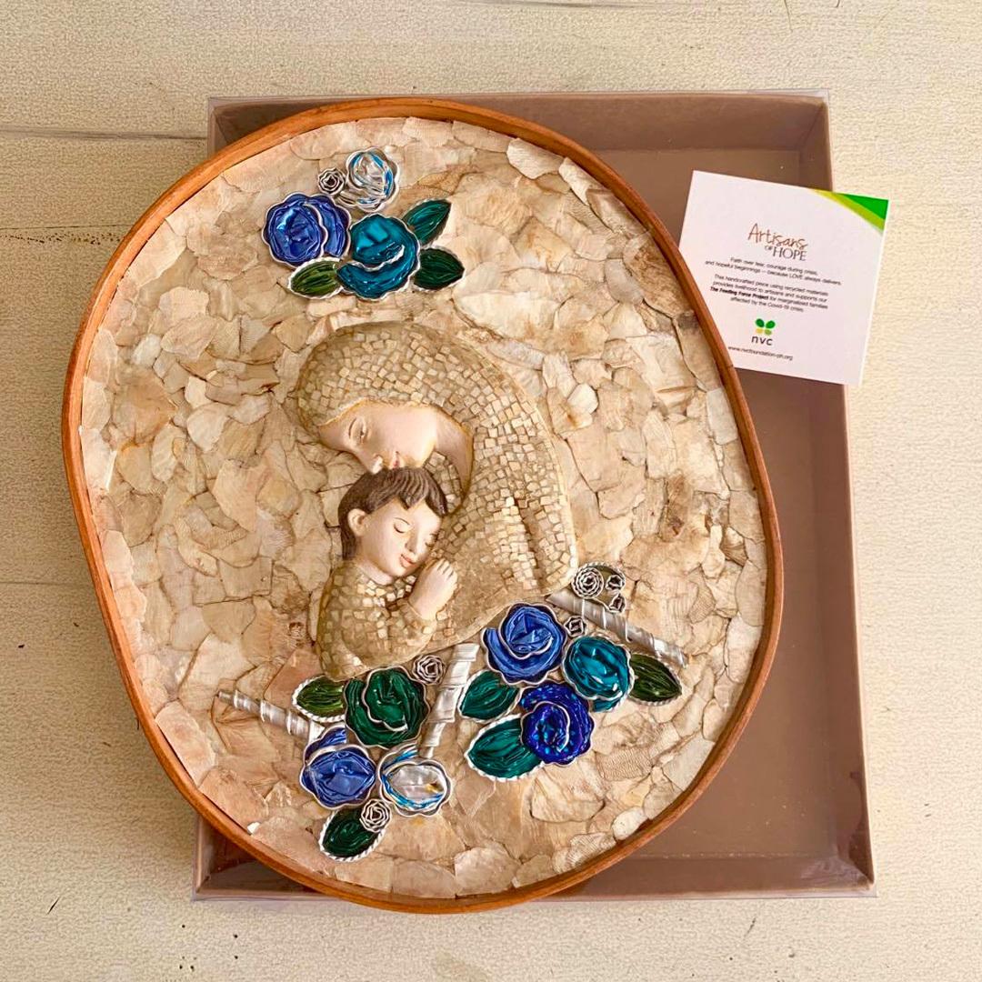 Mother and Child Mosaic – Oblong (H)