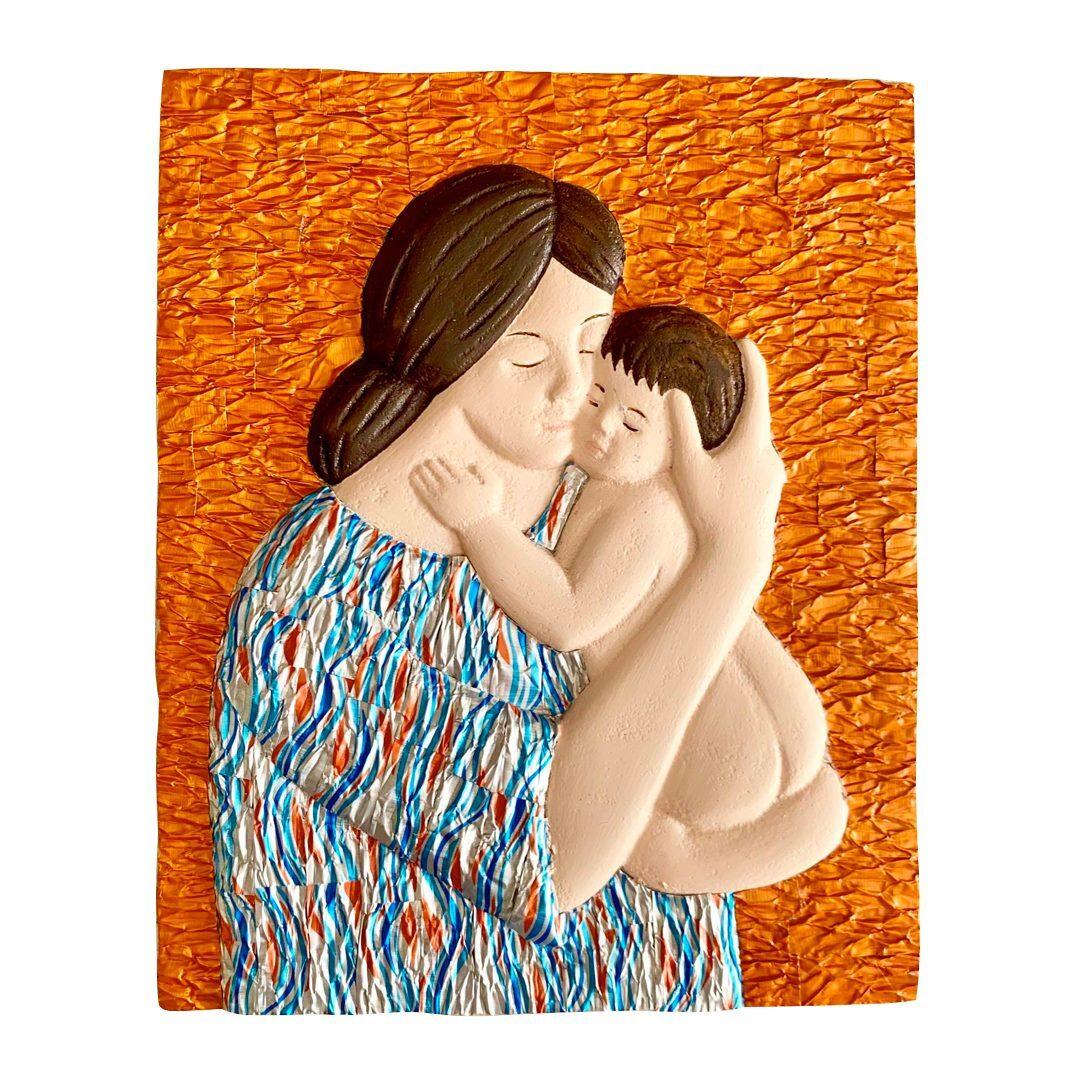 Mother and Child Mosaic – Coffee Capsules ( C )