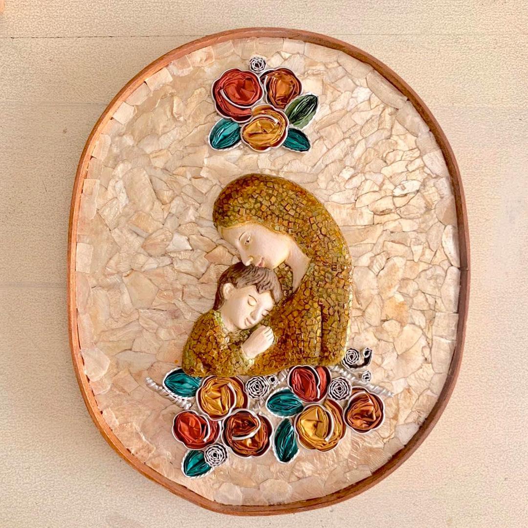 Mother and Child Mosaic – Oblong (F)