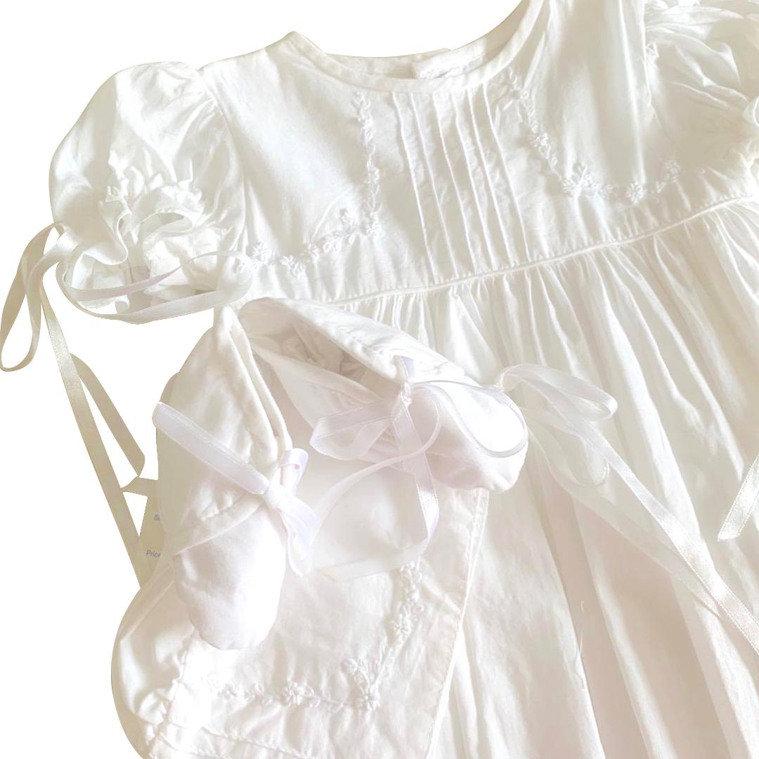 Ines Moda Infantil Christening Gown for Girls – Lourdes (3 Mos)