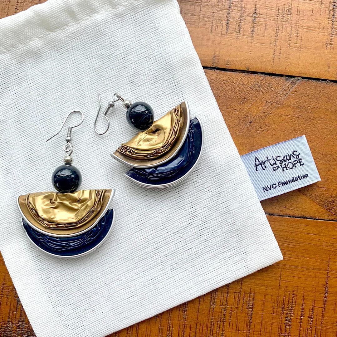 Upcycled Earrings – 57F