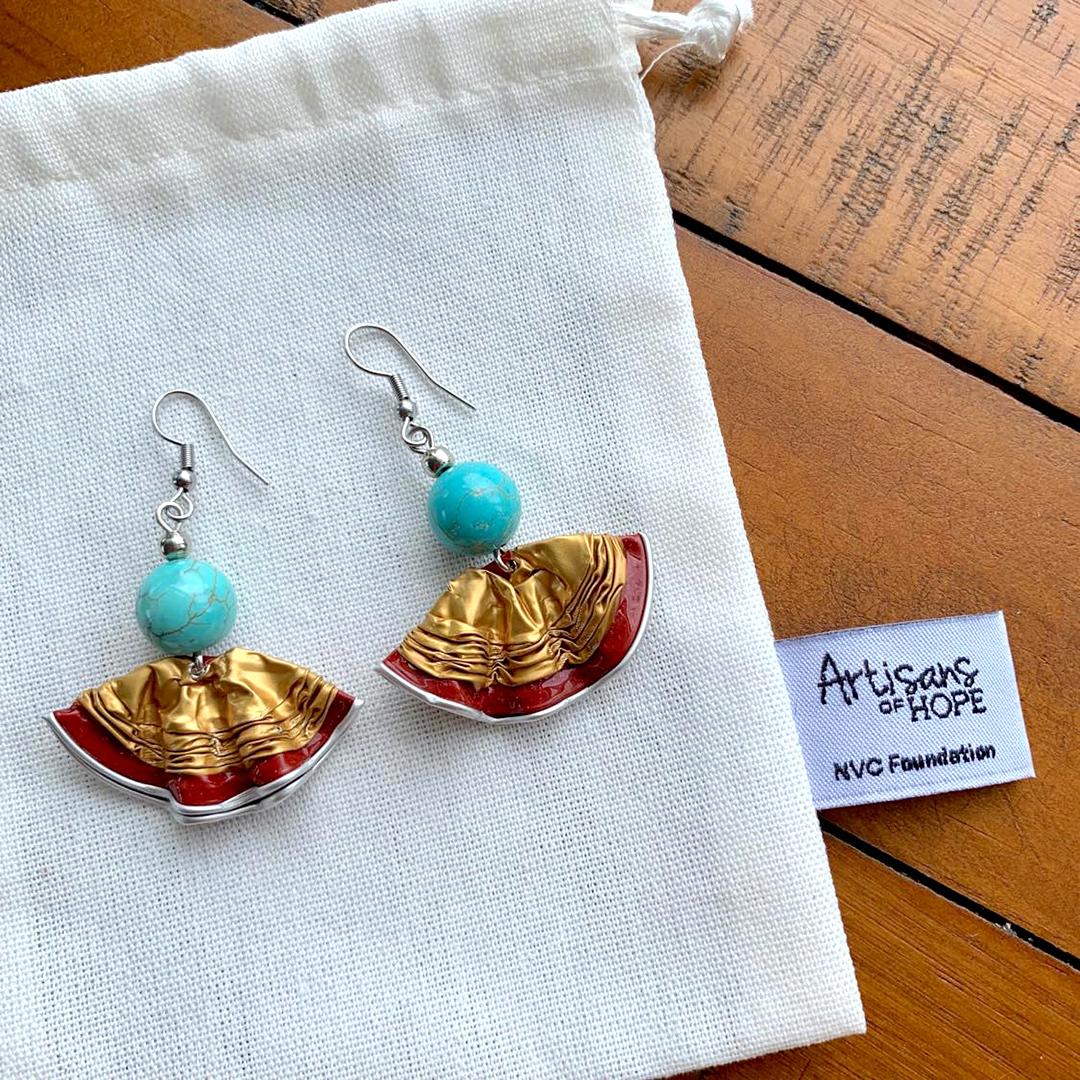 Upcycled Earrings – 62C