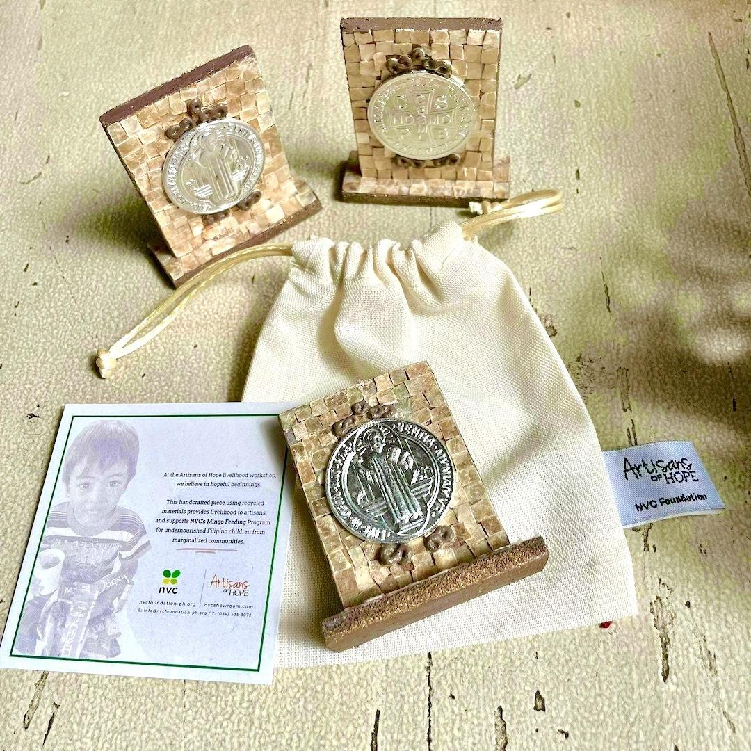 Miniature Benedictine Medal Mosaic